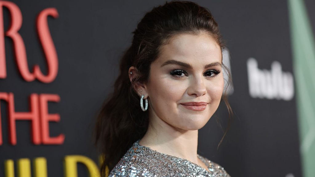 Selena Gomez Only Murders Carpet GettyImages 1405555298 H 2022