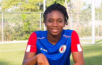 Exposition FFH – Éliminatoires JO 2020 : Melchie Daëlle Dumornay, le joyau du football féminin haïtien !