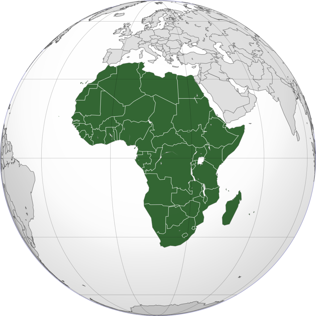 1200px Africa orthographic projection.svg