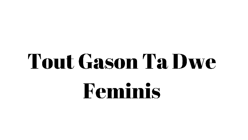 Le féminisme n’a pas de sexe dixit Georgy Lundi, féministe
