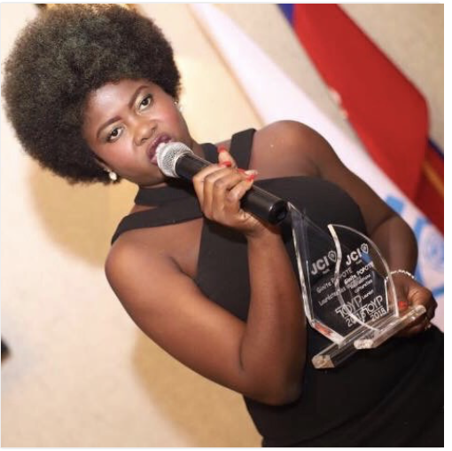 Qui est Ginite Popote, lauréate des lauréats de TOYP 2018?
