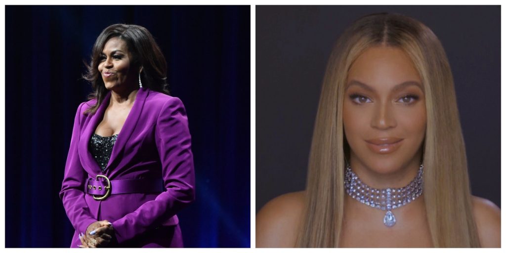 Michelle Obama  a remis le Prix humanitaire 2020 à Beyoncé lors des BET Awards
