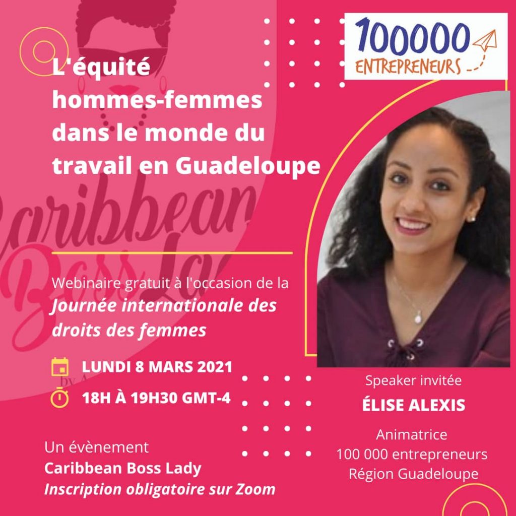 Carribean Boss Lady organise un Webinar gratuit sur l’équité Hommes-Femmes au travail
