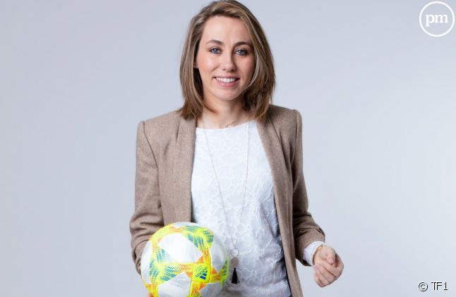Sabrina Delannoy, première femme à commenter une compétition internationale masculine sur TF1