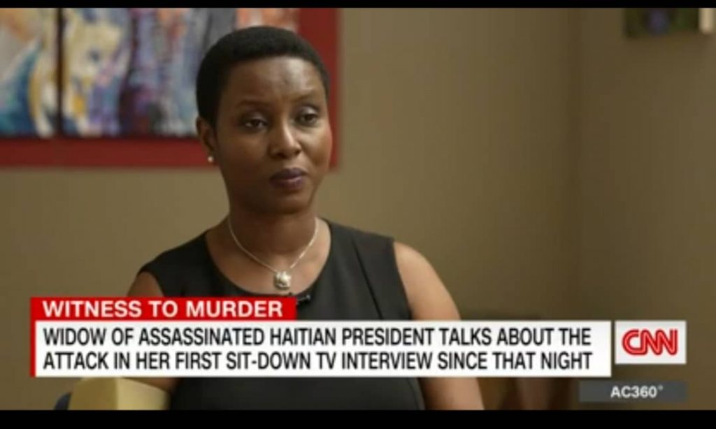 Martine Moise, intervenant sur CNN, réclame justice pour son mari