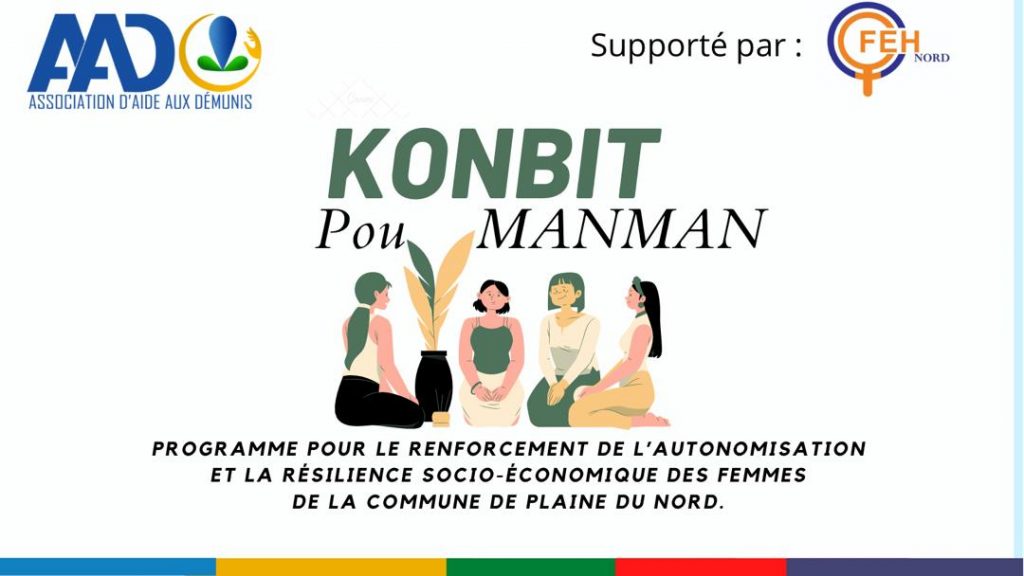 Appel aux dons pour le projet « Konbit pou manman »