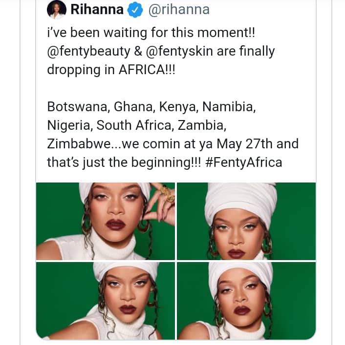 Fenty Beauty et Fenty Skin mettent le cap en direction de l’Afrique