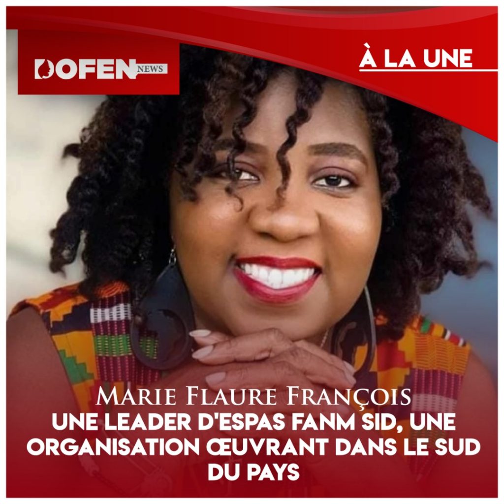 Marie Flaure François une leader d’Espas Fanm Sid, une organisation œuvrant dans le sud du pays