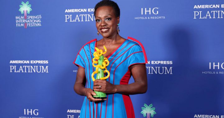 Festival annuel du film de Palm Springs: l’actrice Viola Davis remporte le prix du président