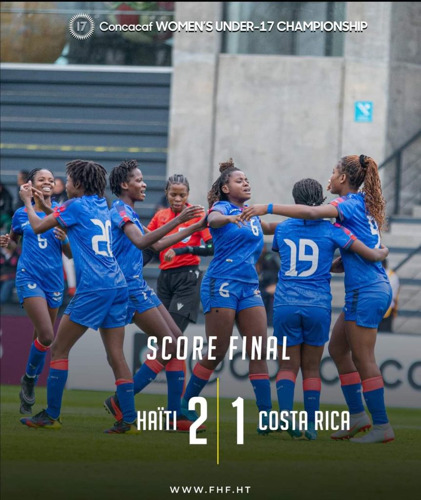 Championnat féminin U17 : victoire des grenadières face aux costaricaines