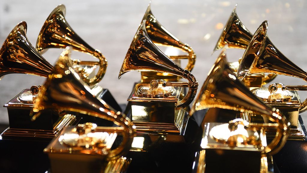 Grammy Trophies Press Room GettyImages 911475958 H 2023